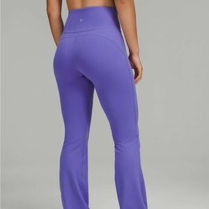 Lulu lemon groove pant SHR flare *nulu super high rise charged indigo shade NWT
